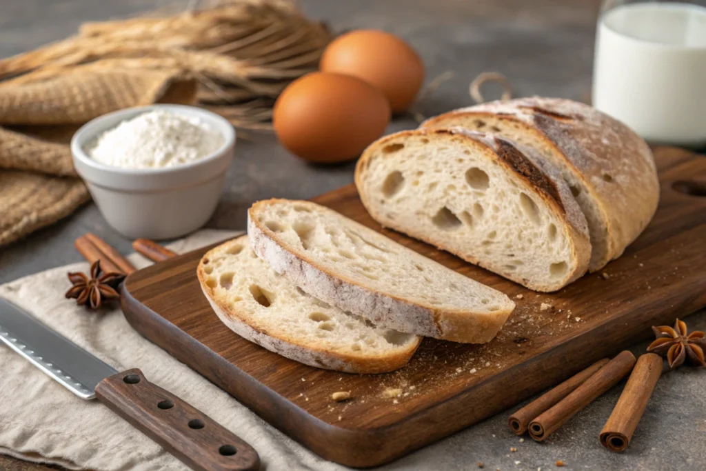 Sourdough bread for French toast casserole